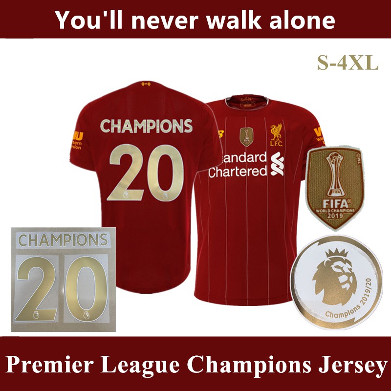 liverpool champions jersey