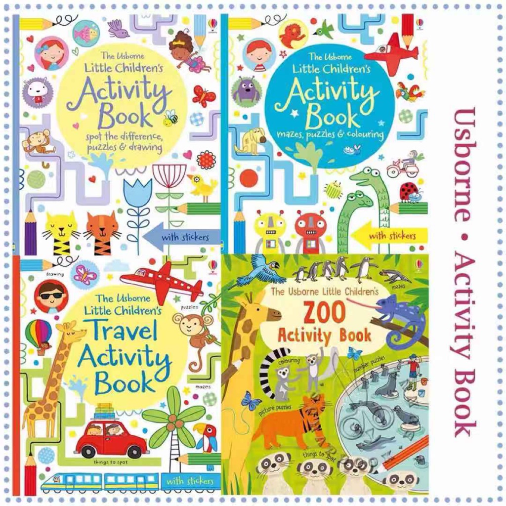 Usborne activity books series | Shopee Singapore