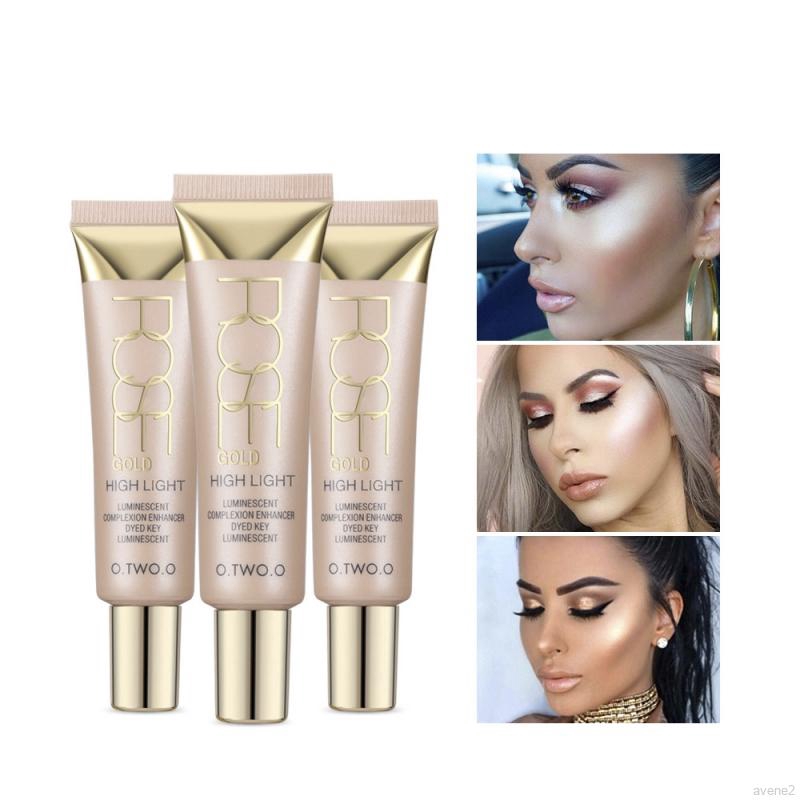 O Two O Highlighter Cream Base Liquid Foundation Concealer Primer Whitening Moisturizer Oil Control Makeup Shopee Singapore