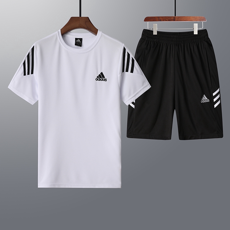 mens adidas shorts and shirt set