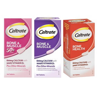 Image of Caltrate Bone, Muscle, Joint Health, Calcium, Vitamin D, Minerals, UCII 60/100 Tablets