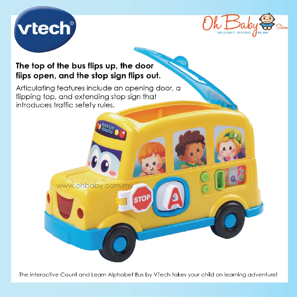 vtech alphabet learning bus