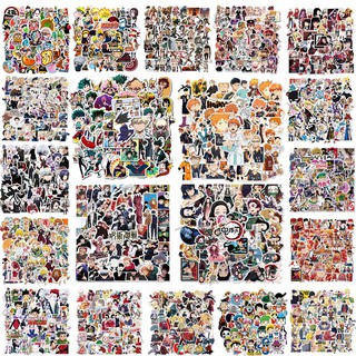 50PCS Waterproof Cartoon Japanese Anime Stickers For Car Luggage Laptop Decal