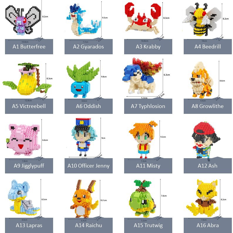 nanoblocks pokemon