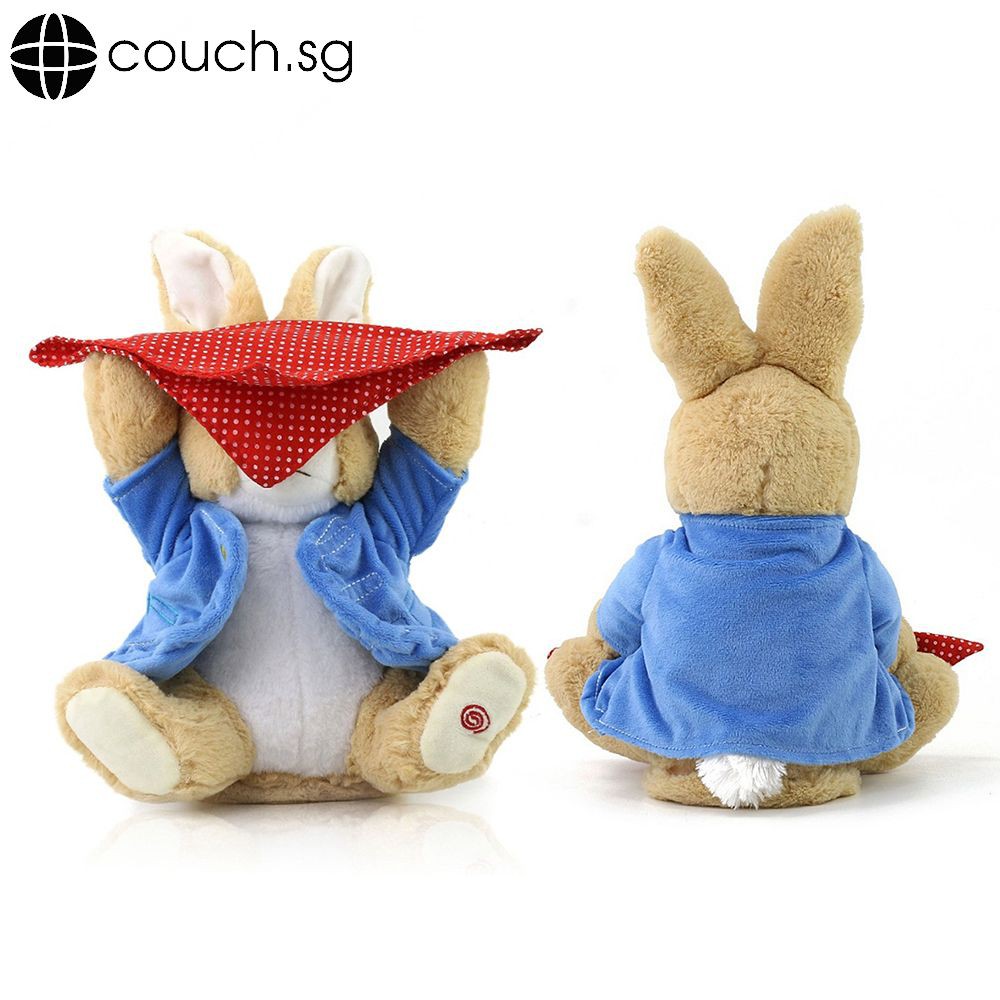 gund peter rabbit peek a boo
