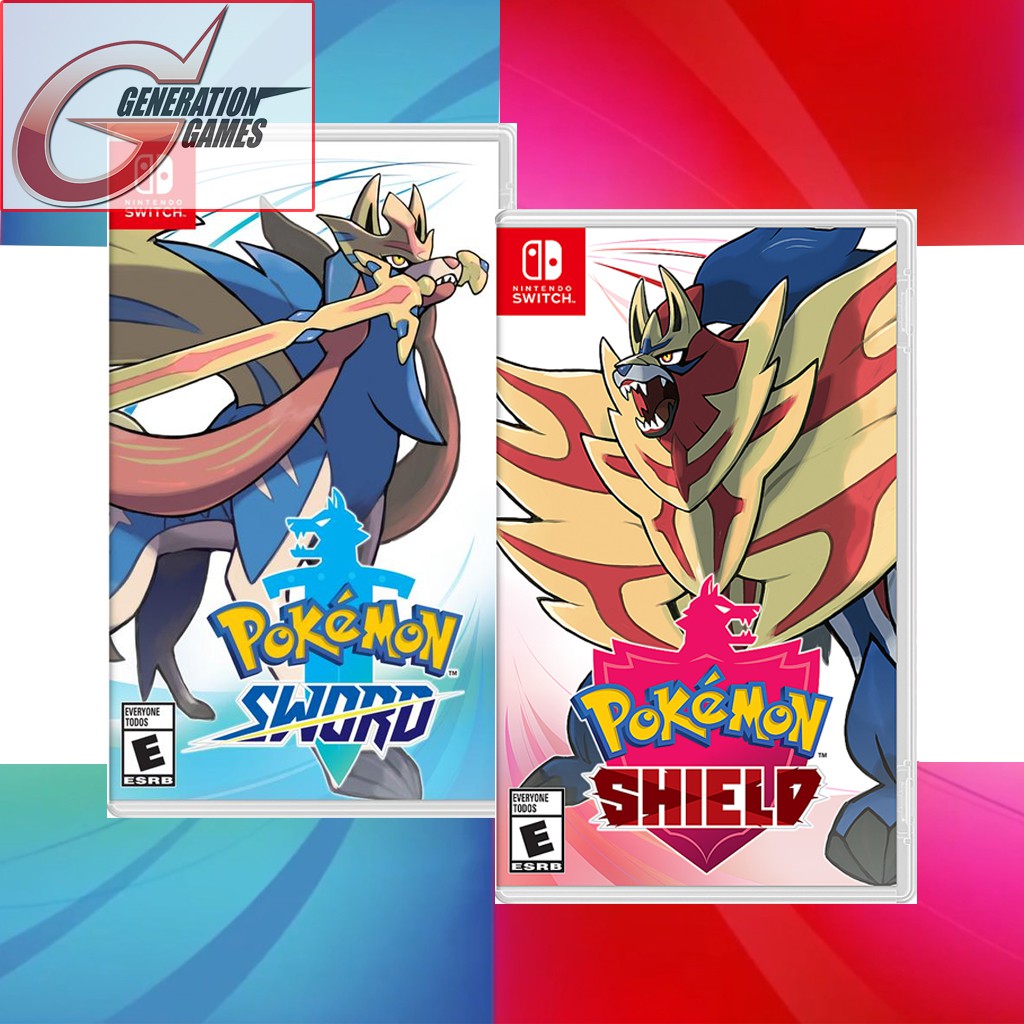 Nintendo Switch Pokemon Sword Pokemon Shield Double Pack Steel Case Option English Multi Language Shopee Singapore