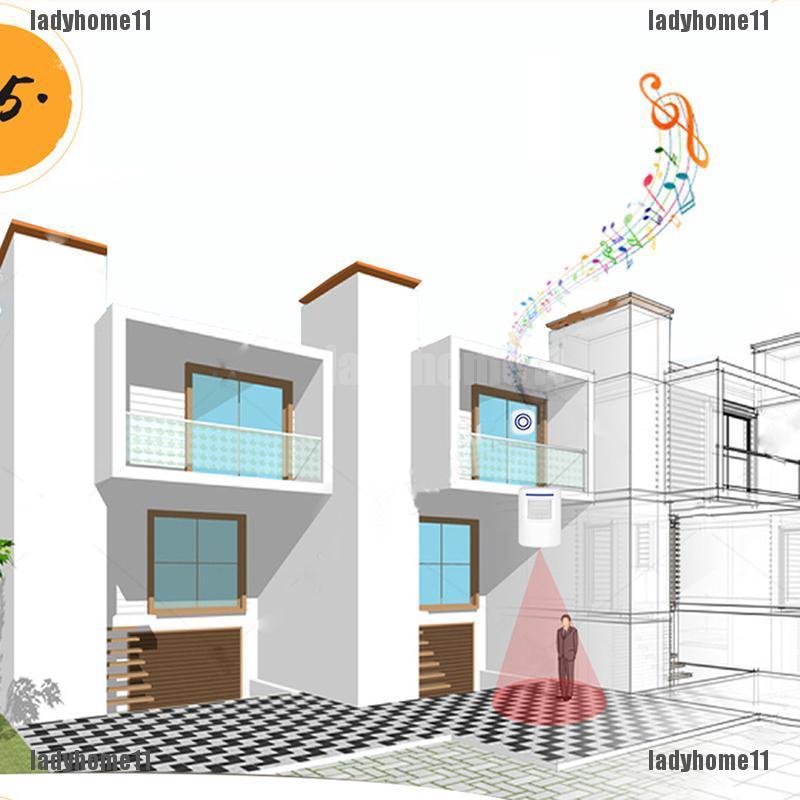 Door Entry Alert Chime Motion Detector Doorbell Outdoor With