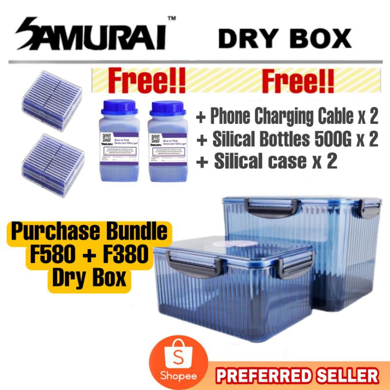 Samurai Dry Box F580 F380 Blue Ready Stock Shopee Singapore