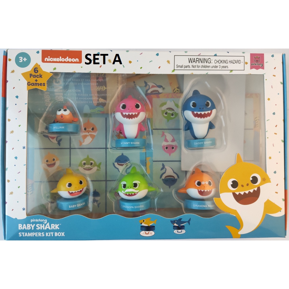 Baby Shark Figurines / Cake Toppers (6 Pcs A Set) | Shopee Singapore