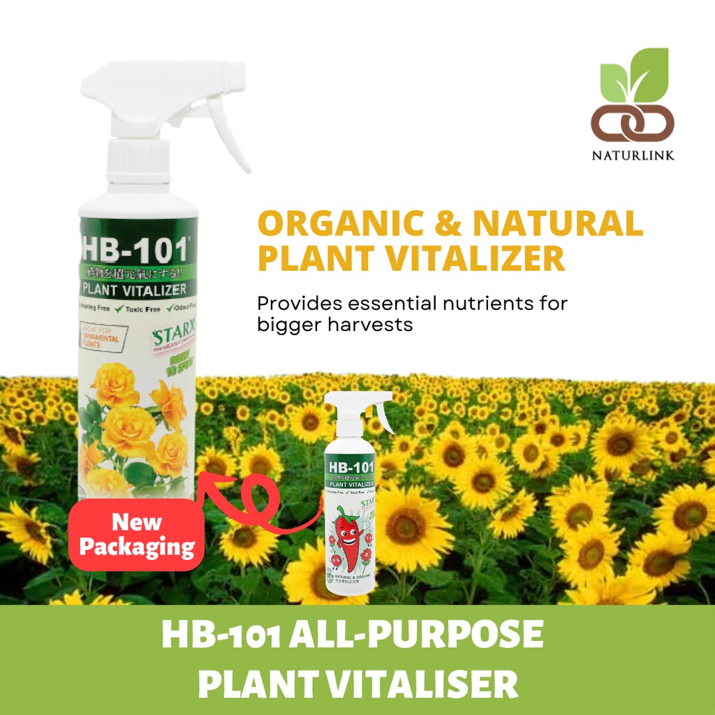 HB101 AllPurpose Plant Vitalizer (500ml / 1L) Spray HB101 Organic Fertilizer for Flowering