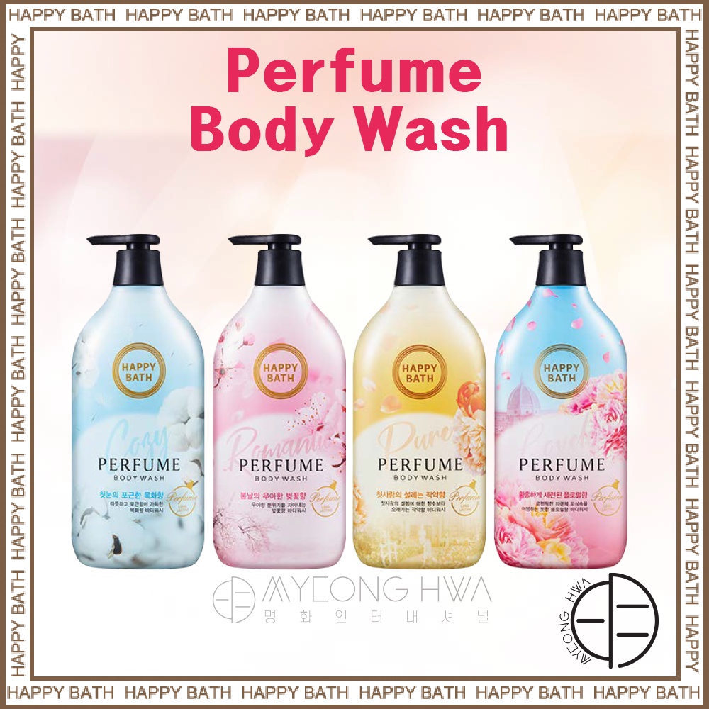 [HAPPY BATH] Perfume Body Wash 500g/900g Shopee Singapore