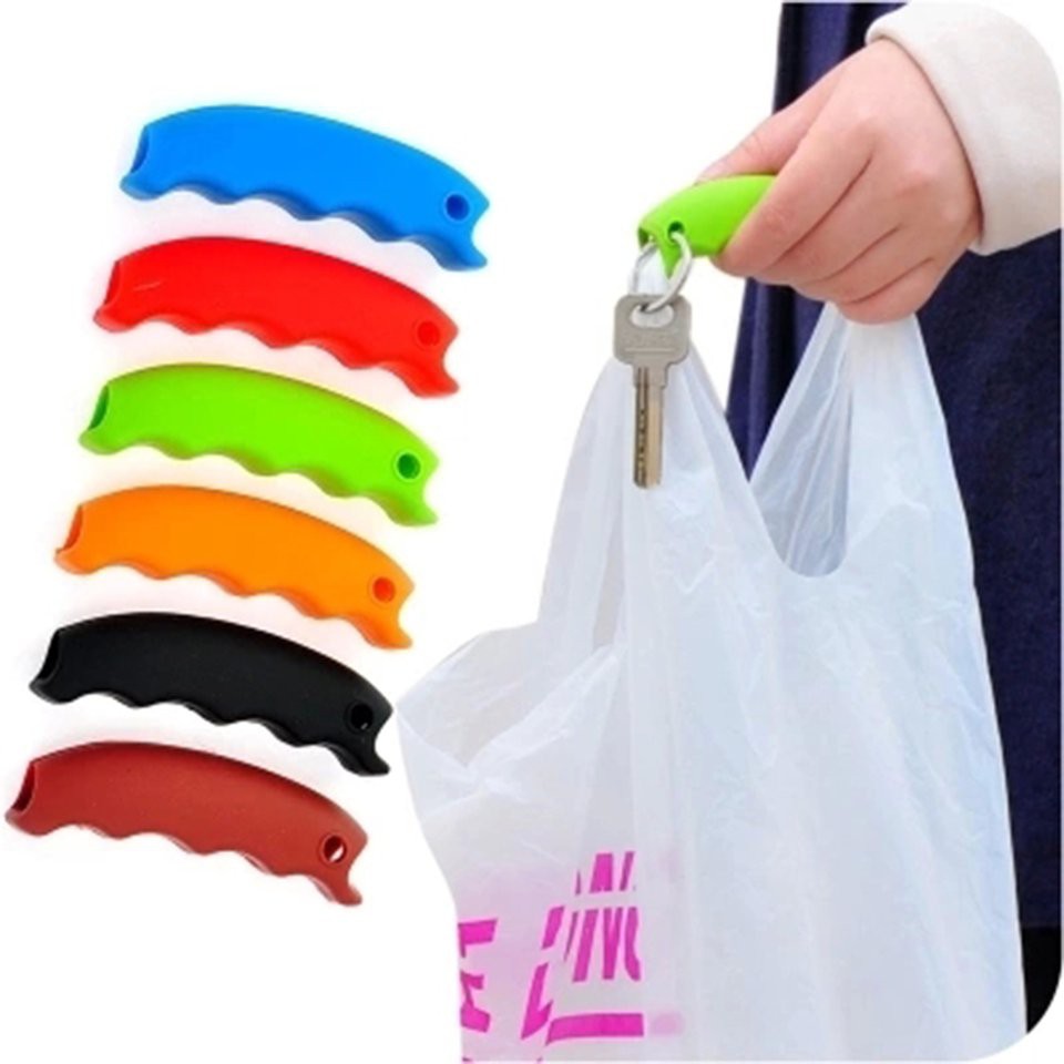 Shopping Bag Silicone Lifting Holder Handle Grip Easy Carrying Grocery Creative 