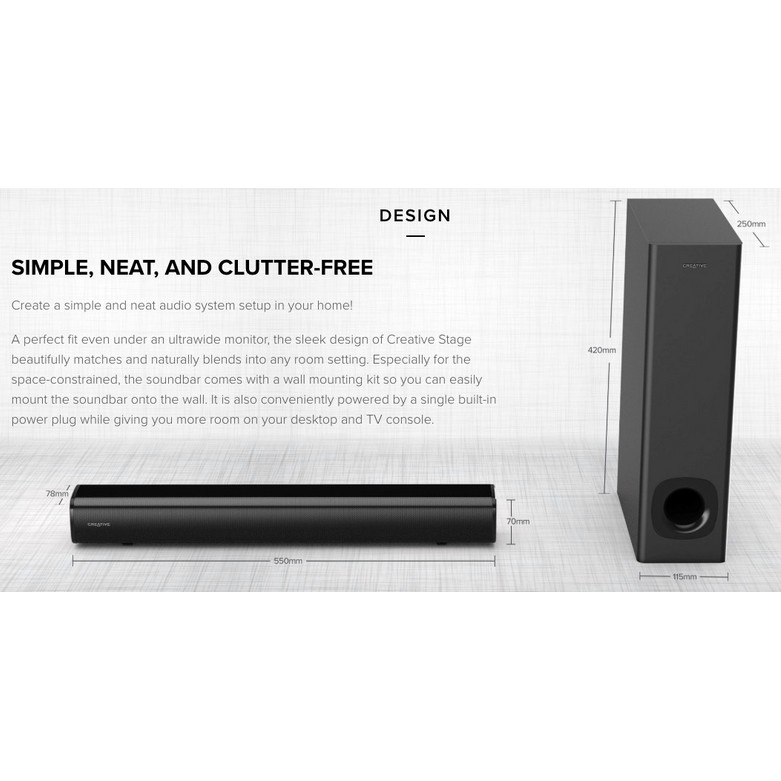 creative stage subwoofer