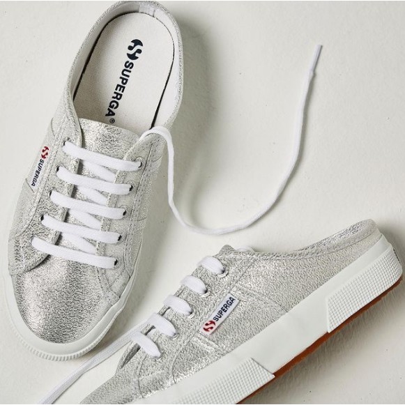 superga womens silver