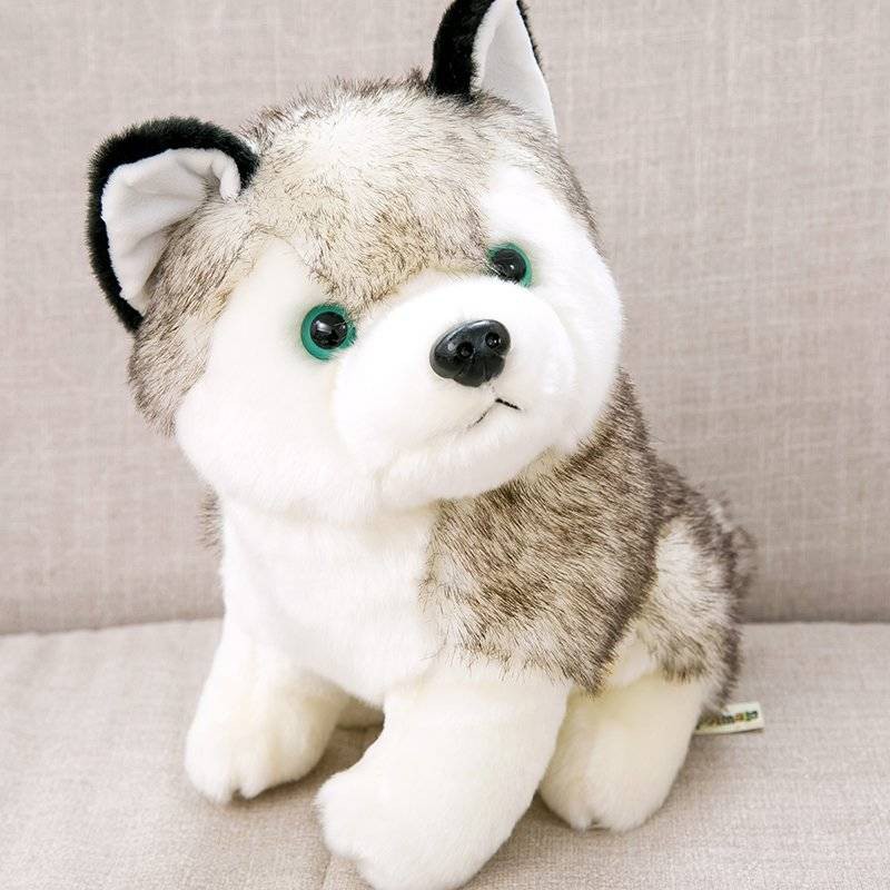 wolf plushie