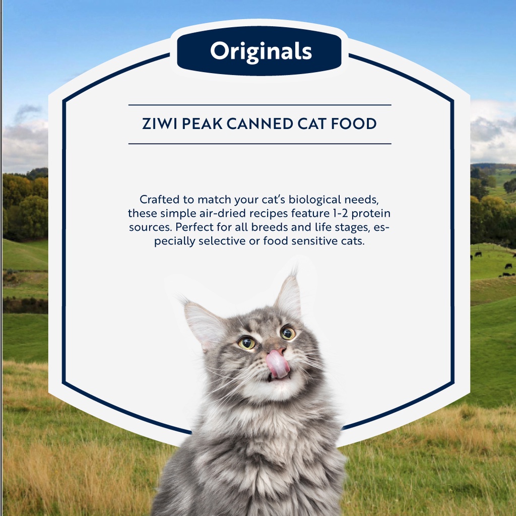 Ziwi Peak Wet Cat Food 85g Complete Diet, Meal Topper, Venison Lamb