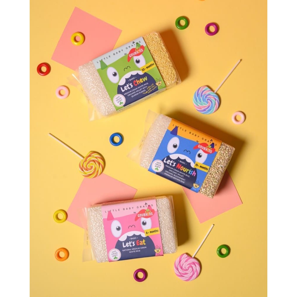 Shop Malaysia New Little Baby Grains Basic Range Product Let S Eat Let S Chew Let S Nourish Shopee Singapore