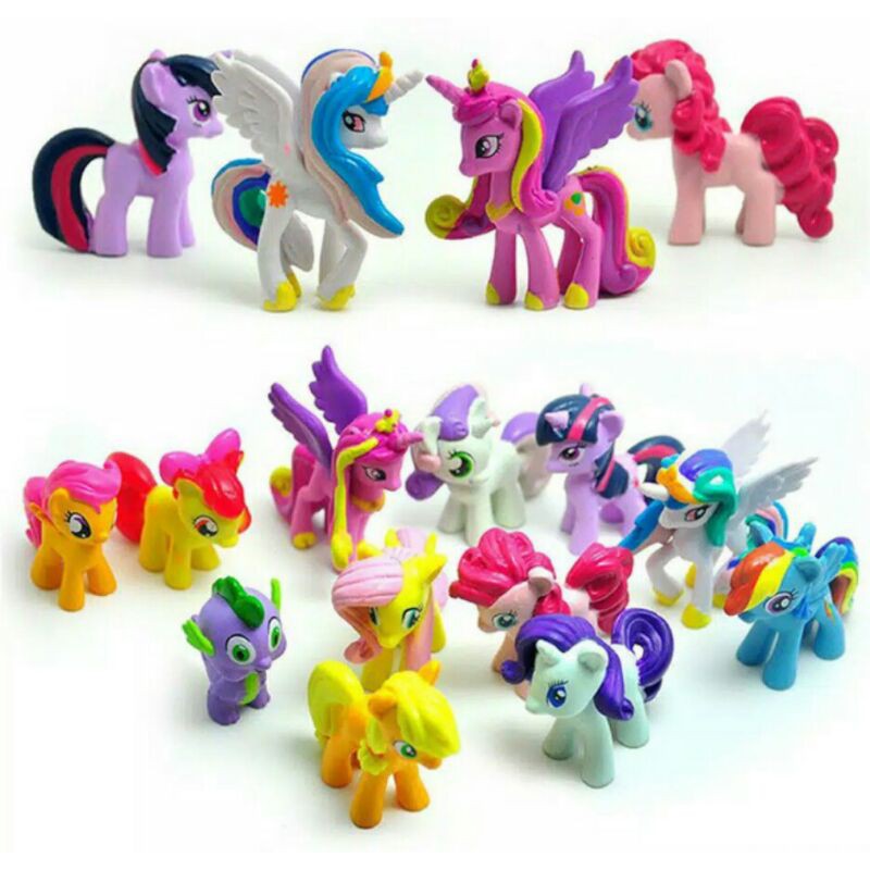 My Little Pony Toy Set 12 35cm Action Figure Shopee Singapore