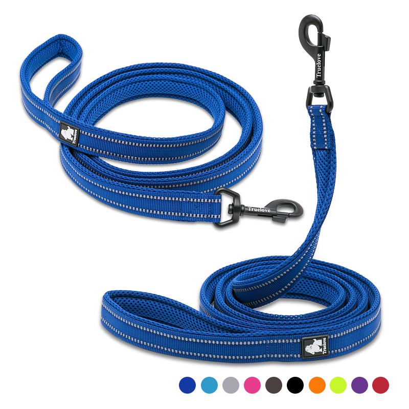 TRUELOVE 200cm Dog Lead Leash Nylon Running Reflective Dog Training ...