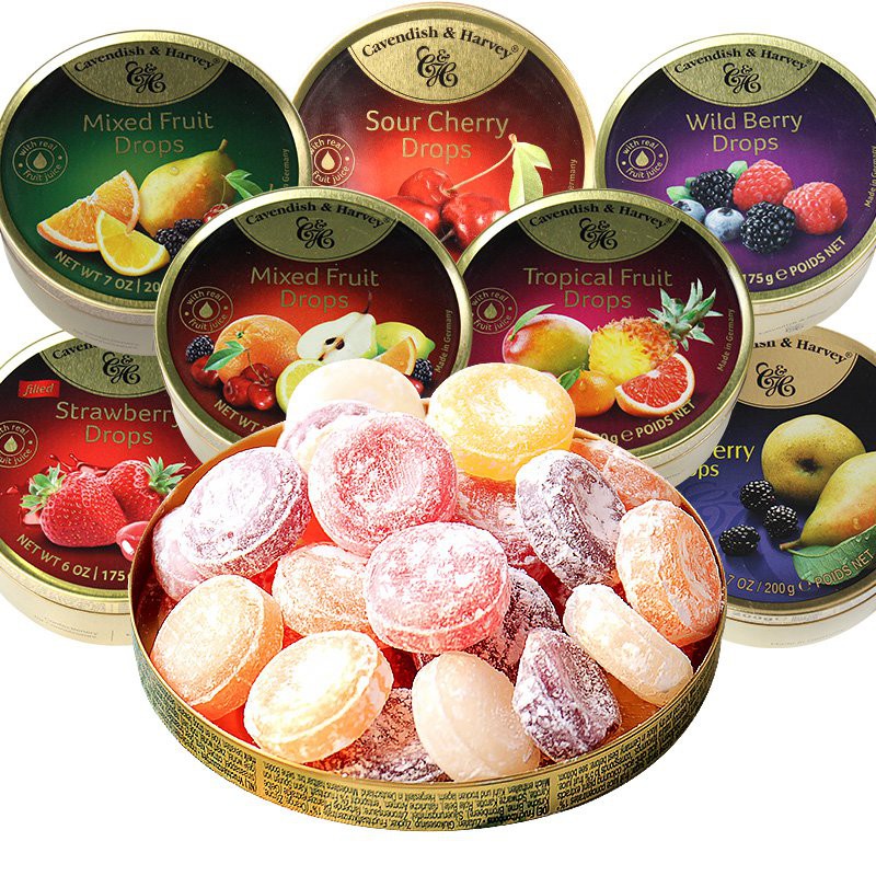 Cavendish & Harvey Fruit Drop Mixed Fruit Flavor Cavendish & Harvey