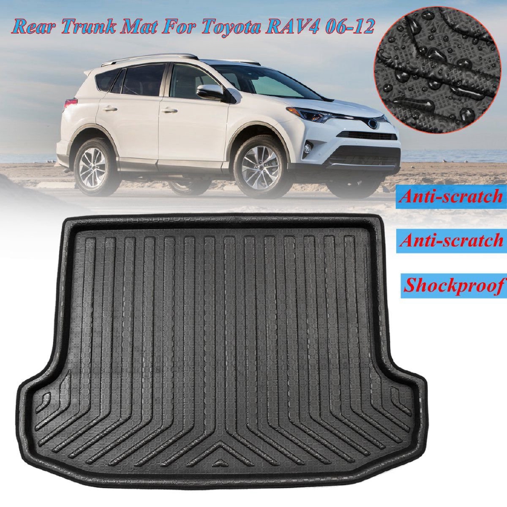 For Toyota Rav4 2006 2017 Car Rear Cargo Boot Trunk Mat Pad Car