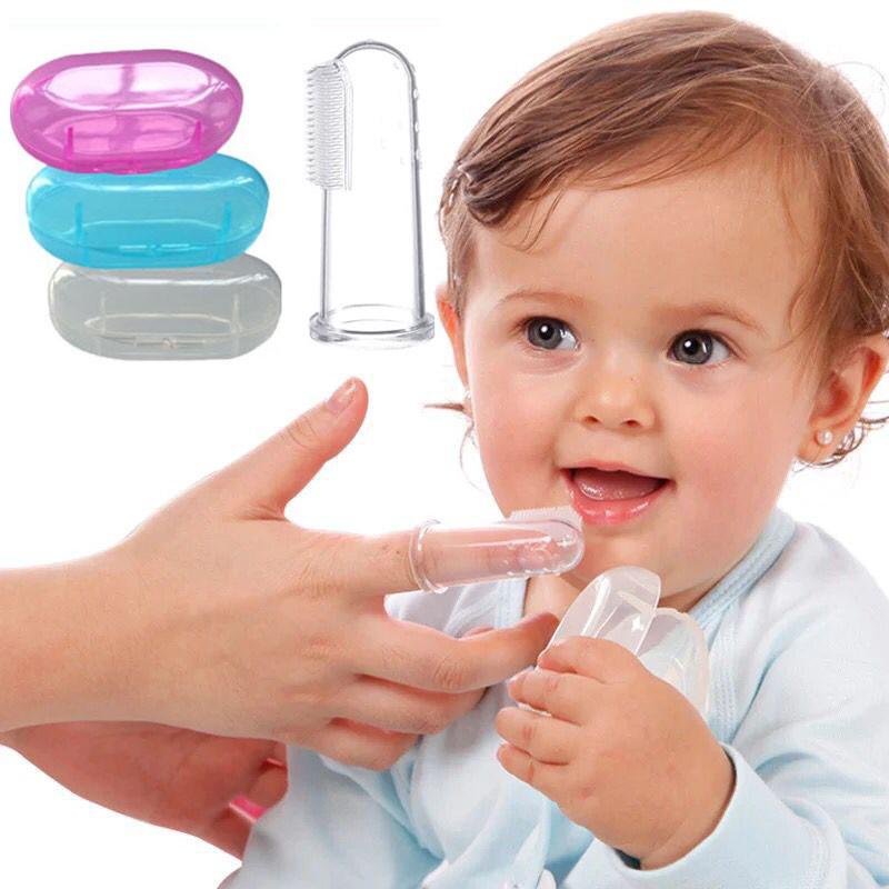 silicone finger brush