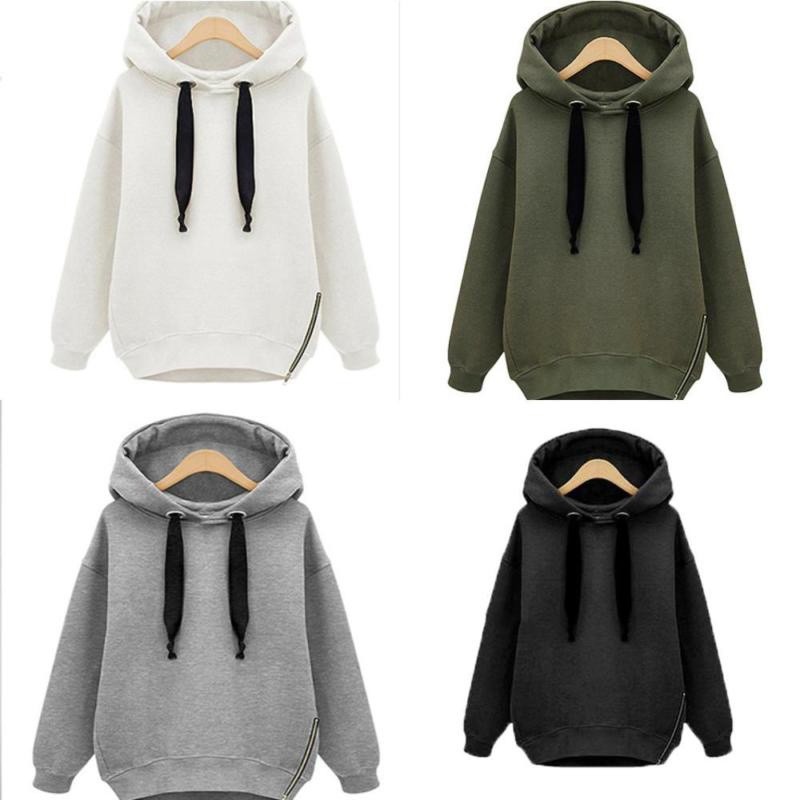 long sweatshirt with zipper