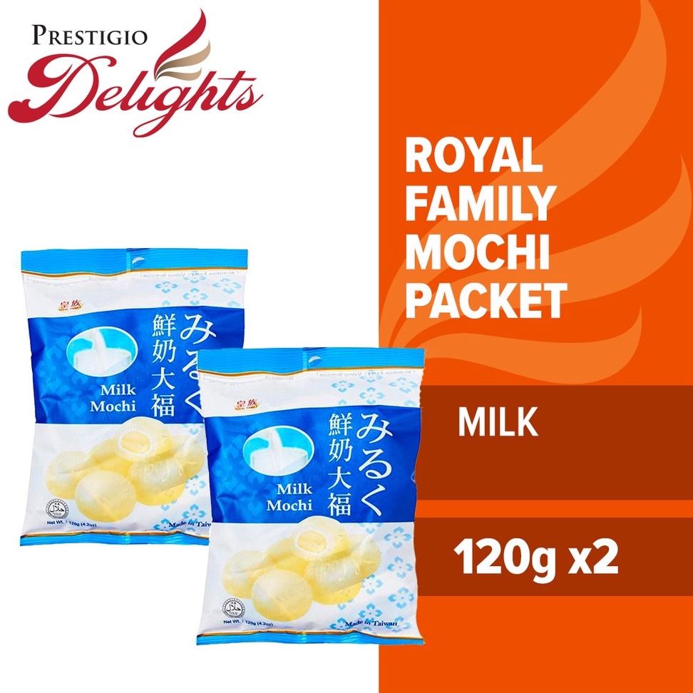 Royal Family Milk Mochi Packet (120G) Bundle of 2 | Shopee Singapore