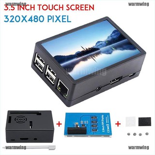 【WMW】3.5” 320*480 TFT Touch Screen LCD Display Case For Raspberry Pi A B A+ 2B 3B 3B+