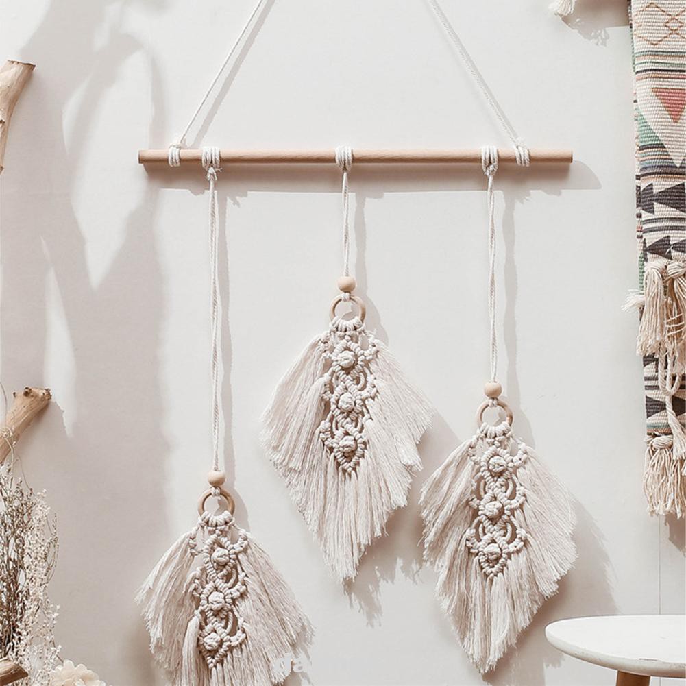 Wedding Living Room Romantic Home Decor Party Nordic Style Minimalist Leaf Tassels Decoration Shopee Singapore