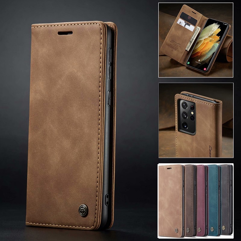 Samsung Galaxy S21 Plus S21 Ultra A12 A42 A32 A52 A72 Wallet Leather 