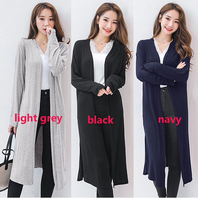 long split cardigan