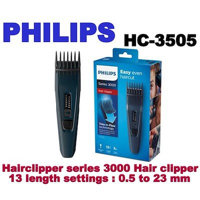 how to use philips series 3000 hair clipper