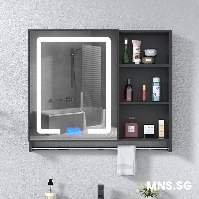 MNS Bathroom Smart Mirror Space Aluminum Bathroom Led Wall
