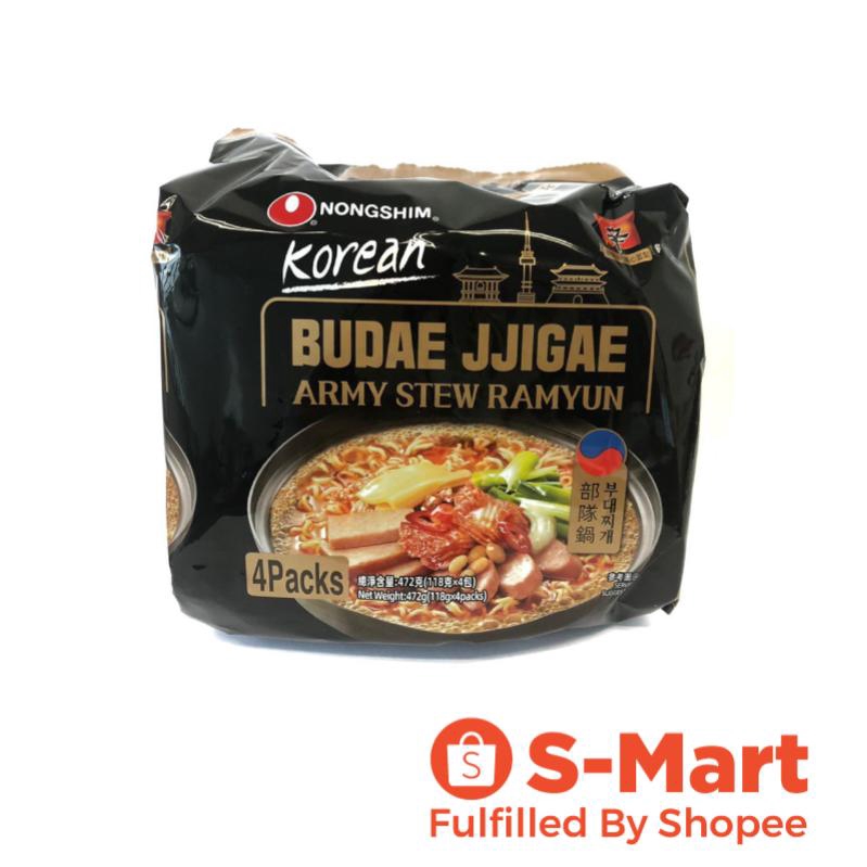 Nong Shim Budae Jjigae Korean Army Stew Ramyun 4s Bag X 118g Shopee