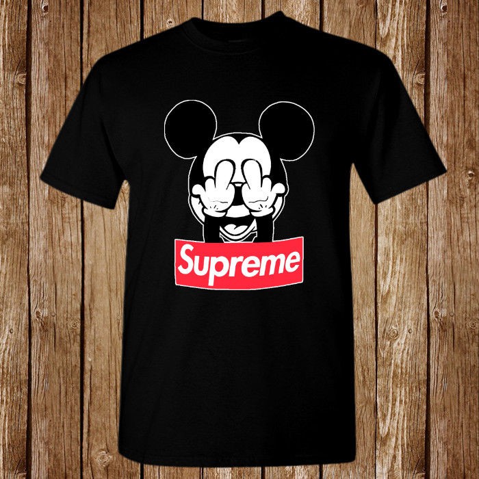 supreme shirt mickey mouse