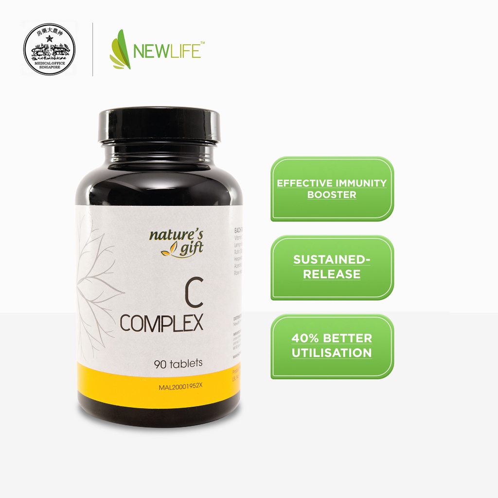 NewLife Vitamin C Complex (1000mg) 90 Tablets (242g) Shopee Singapore