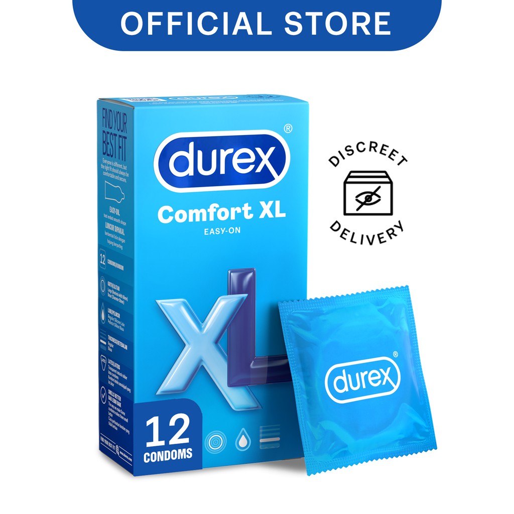 Durex Comfort XL (Largest) Condoms 12s Shopee Singapore