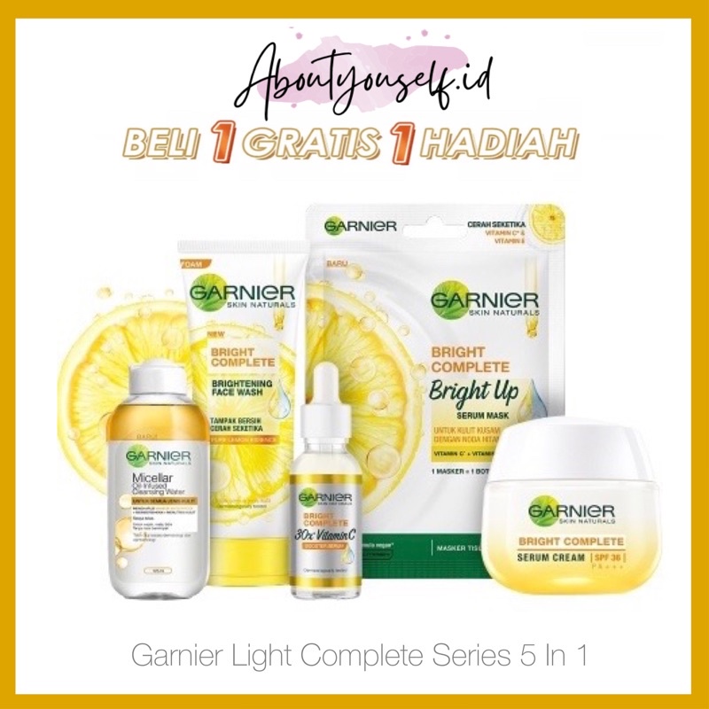 Garnier LIGHT COMPLETE SET / GARNIER SERUM LIGHT COMPLETE / GARNIER ...