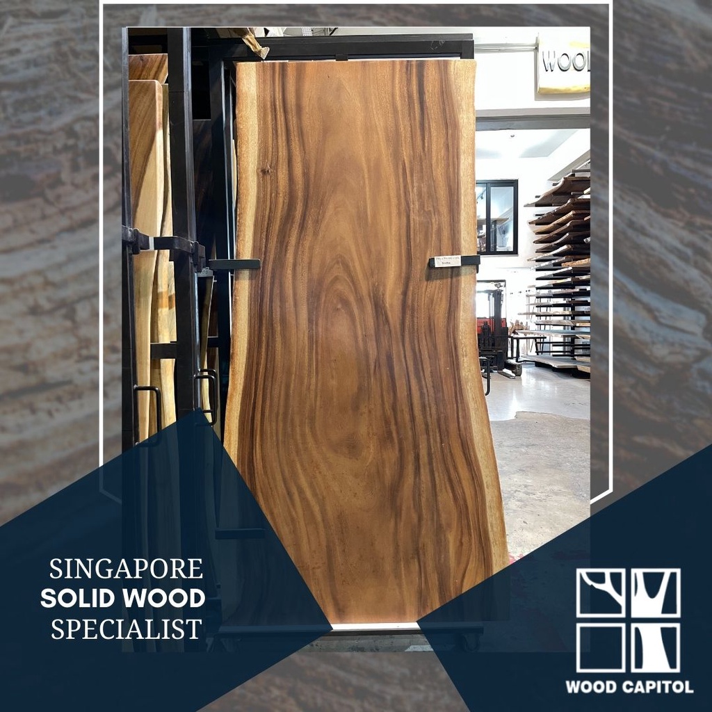 Wood Capitol Suar Wood Dining Table Singapore Shopee Singapore