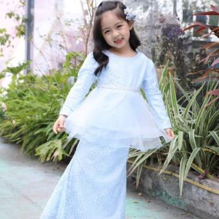 NEW BAJU  KURUNG  TUTU PEPLUM BUDAK SIZE 1Y 6Y Shopee 