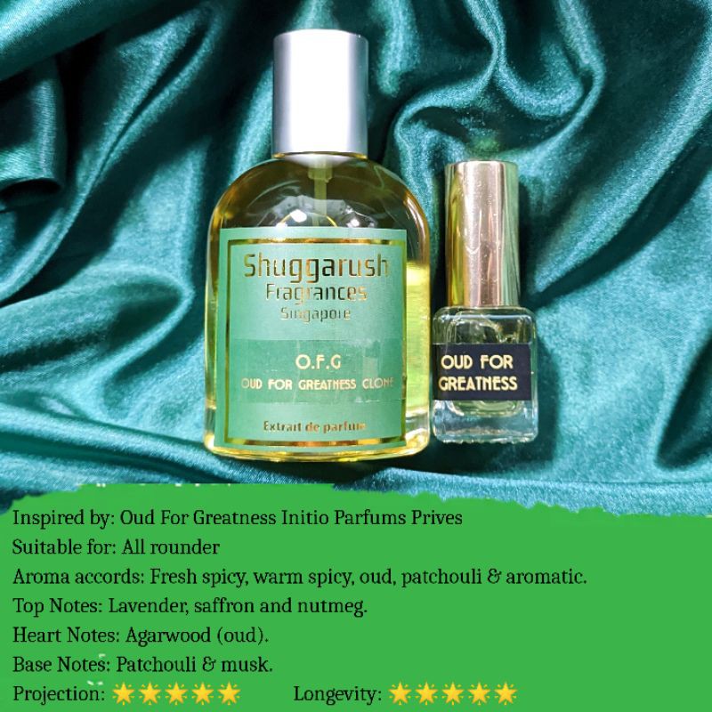 Oud For Greatness Initio Parfums Prives perfume clone Shopee Singapore