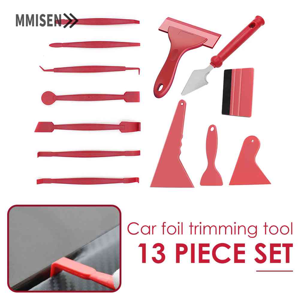 13pcs/set Car Vinyl Wrap Tool Kit Film Wrapping Window Tinting Squeegee