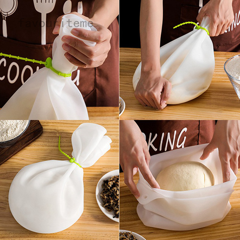 Giytoo Silicone Kneading Dough Mixer Bag for Bread Pastry Pizza Non-Toxic Multifunction Cooking Tool 1 Pezzo 