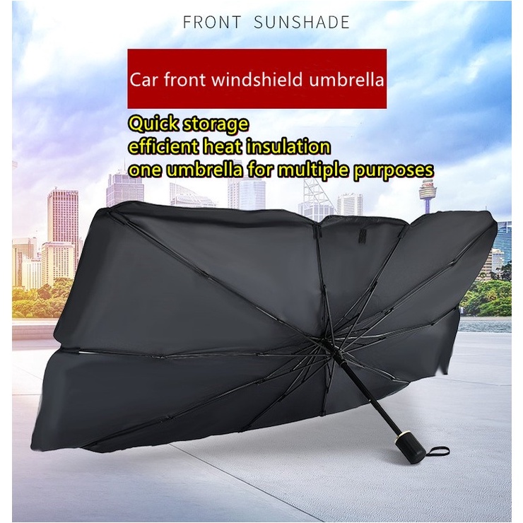 Toyota Car Sunshade Foldable Umbrella Sun shade Summer UV Protection Heat Insulation Car Cover For Corolla Fortuner Vios Altis Camry