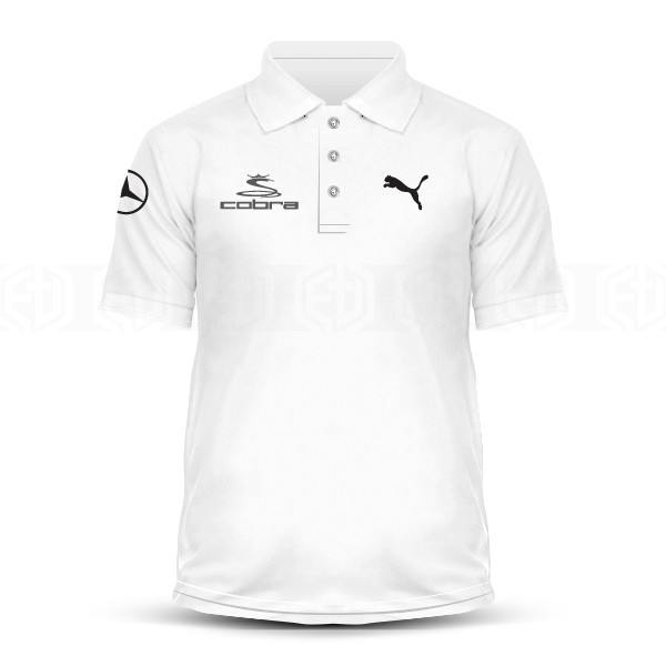 polo white golf shirt