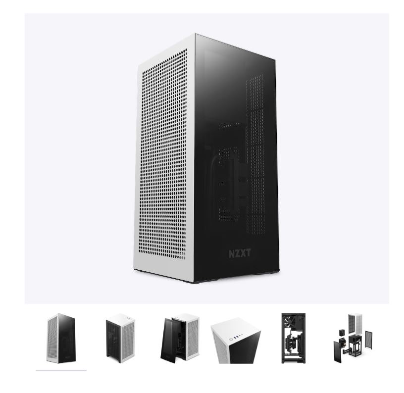 NZXT H1 V1/V2 White/Black Case (2 YEARS WARRANTY BY TECH DYNAMIC PTE