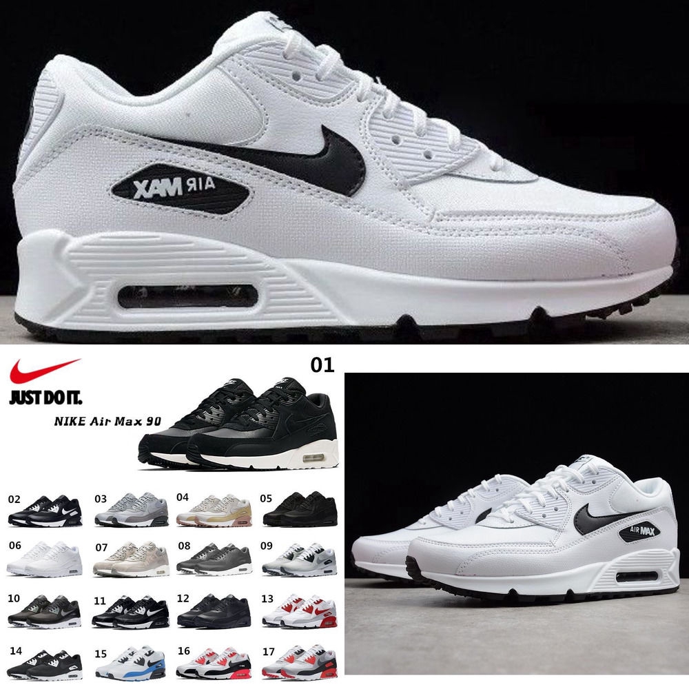 all white leather nike shoes