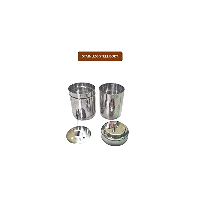 Stainless Steel South Indian Filter Coffee Drip Maker, Madras Kappi