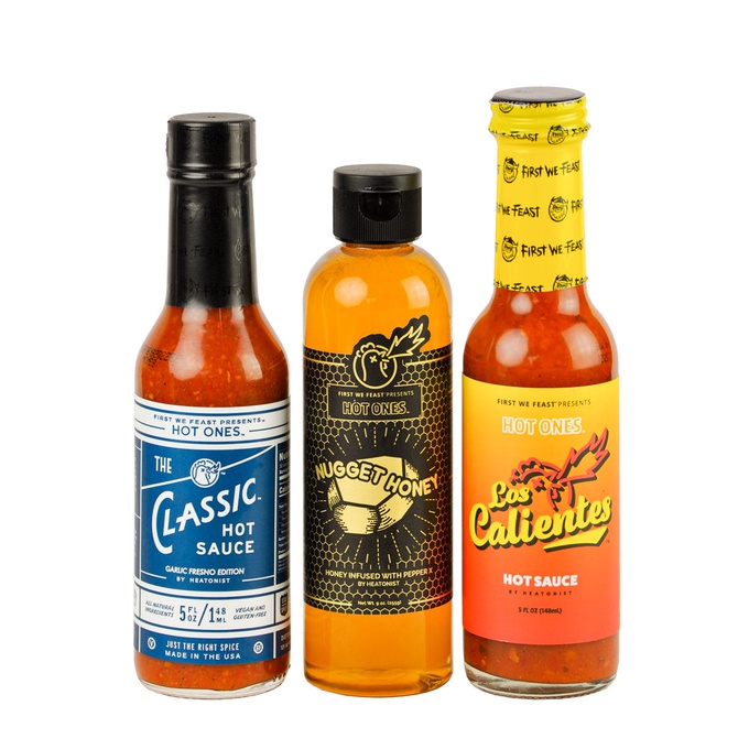 Hot Ones Hot Sauce Happy Pack Gift Set Hot Sauce Gift Set Shopee